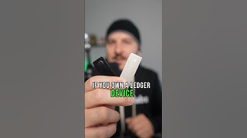If you own a Ledger device, watch this video. Do not connect your wallet to anything. #ledger #hack