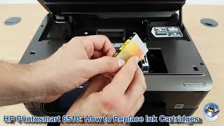 HP Photosmart 6510 e-All-in-One: How to Change/Replace Ink Cartridges