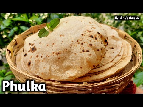 Phulka || How to Make Perfect Phulka || Chapati Recipe || Iskcon Prasad || Krishna's Cuisine #phulka