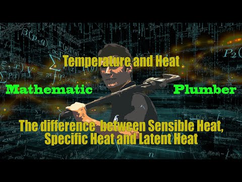 The Difference Between Sensible Heat, Specific Heat and Latent Heat