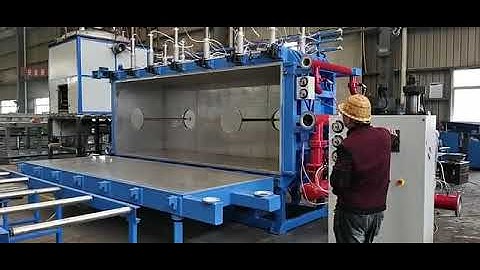 EPS block moulding machine ejection test