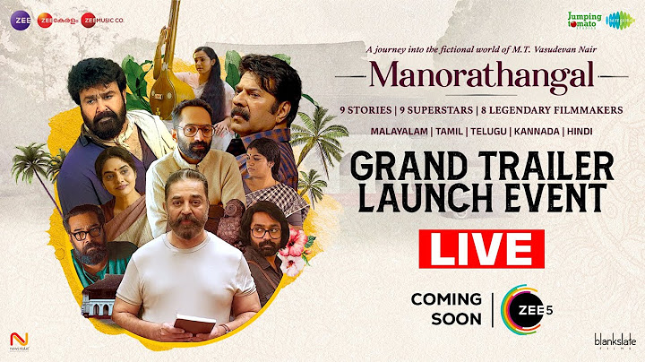 Manorathangal - Grand Trailer Launch Event (LIVE) | Kamal Haasan, Mohanlal, Mammootty,Fahadh Faasil
