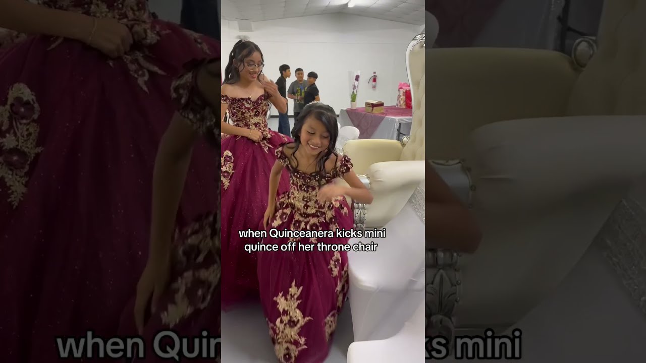 When Quince Gets Mini Quincea Era Out Her Chair Lol Miniquinceanera