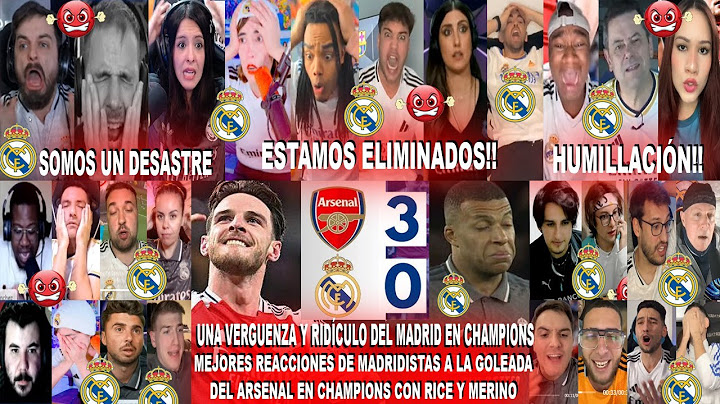 MEJORES REACCIONES DE MADRIDISTAS AL ARSENAL 3-0 REAL MADRID - GOLAZOS DE RICE Y MERINO - VERGUENZA!