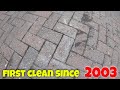 Driveway Gets Its FIRST CLEAN AFTER 18 YEARS!! | What A Difference!! | Pressure Washed & Soft Washed