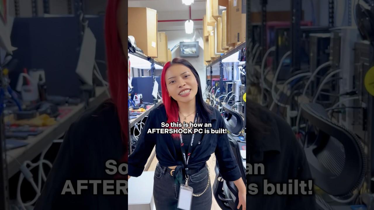 Want to know what goes on behind the scenes at AFTERSHOCK PC? 🛠️ Here’s an exclusive look! 👀