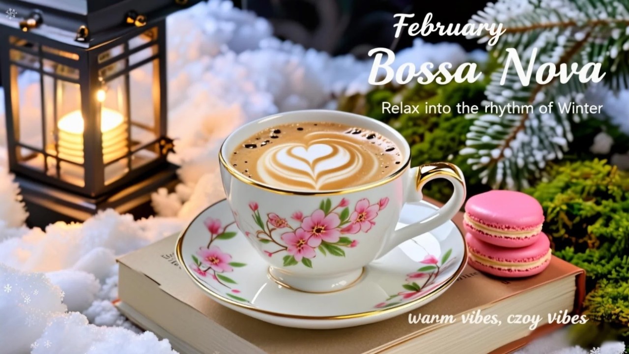 Positive Jazz ☕ Relaxing Sweet Piano & February Bossa Nova for Study Work Focus