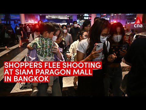 Gunshots heard as people flee Bangkok's Siam Paragon mall