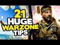 *NEW* Warzone 21 HUGE tips to INSTANTLY get BETTER in 2021 (Modern Warfare Warzone)