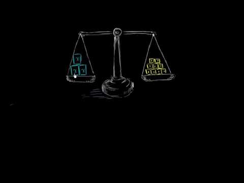 როგორ გავყოთ განტოლების ორივე მხარეს