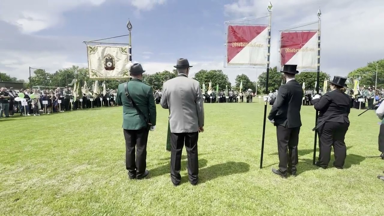 100 Jahre Schützengesellschaft Aligse: Kreisfahnentreffen