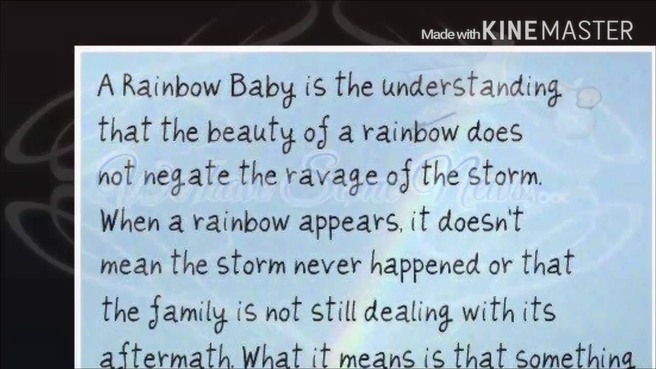 rainbow baby pregnancy announcement youtube