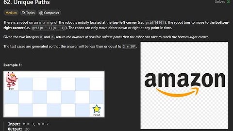 Unique Paths in JavaScript | Dynamic programming | Leetcode 62 medium |Faangtastic Solutions |