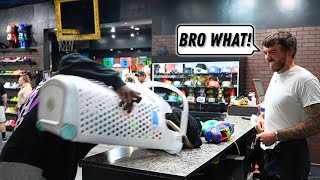 He Tried To Sell Some Crazy Shoes 