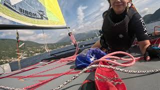 Learning to sail and race at Wildwind in Vasiliki, Greece
