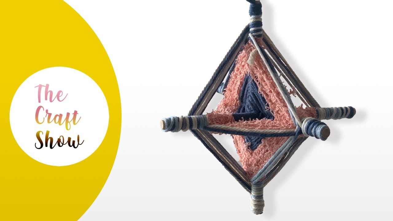 HOW TO WEAVE 3D YARN MANDALA || GOD'S EYE TUTORIAL-3D