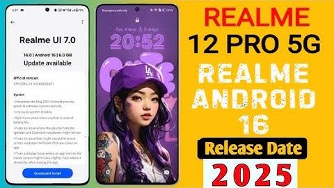 Realme 12 Pro Realme Ui 7.0 Update (2025) | Android 16 Features & Release Date #realme12pro