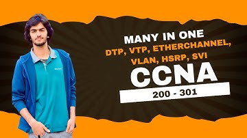 DTP, VTP, EtherChannel, SVI, HSRP, on Network Topology Explained