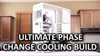 What kind of cooling best fits a "white out" themed build? Sub-zero, of course! And how exactly do you get sub-zero cooling? Well, 