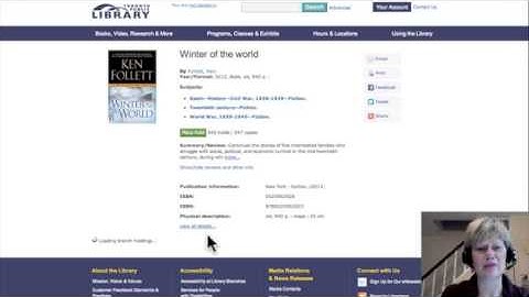 How to Browse and Place Holds