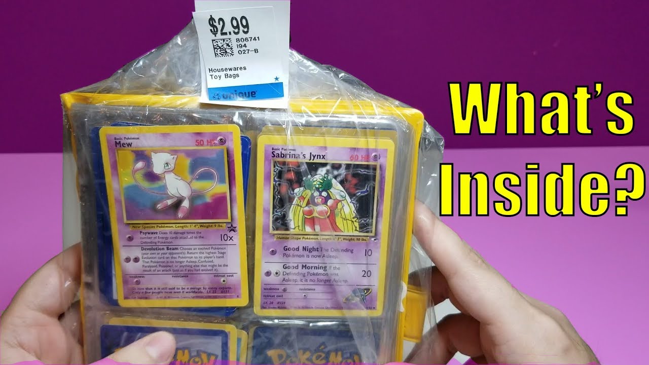 MYSTERY THRIFT STORE POKEMON CARDS - YouTube