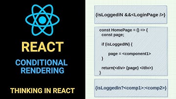 React Tutorial: What is conditional Rendering in React? | Writing conditionals logic in JSX