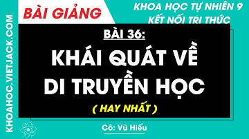 Khoa học tự nhiên 9 Bài 36: Khái quát về di truyền học | Kết nối tri thức (DỄ HIỂU NHẤT)