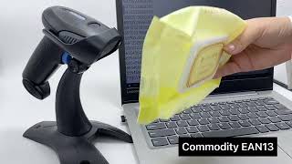 XT6400 Wireless 2D Barcode Reader in Auto Reading Mode