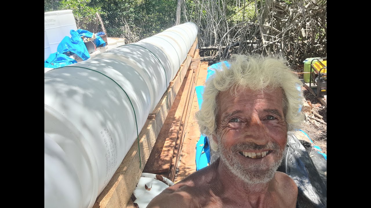 The foundation of my floating home in El Salvador, GONE LIVING Ep. 3