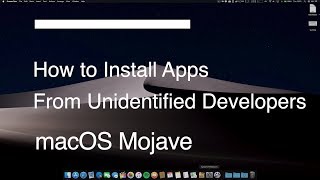 Disable Gatekeeper - Install Apps from Unidentified Developers on Your Mac