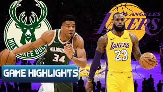 Los Angeles Lakers vs Milwaukee Bucks Full Game Highlights| March 6, 2020 NBA Season