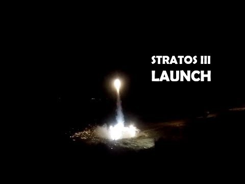 Stratos III Rocket Launch