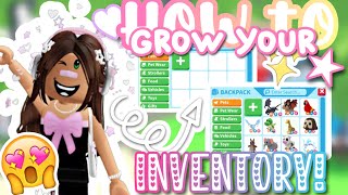 HOW TO GROW YOUR INVENTORY IN ADOPT ME *2024!* 🤭🍍 ||Tayforever||