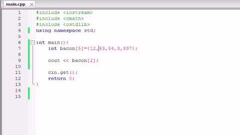 C++ Programming Tutorial - 10 - Introduction to Arrays