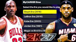 I Won a Game in Every MyCareer Era