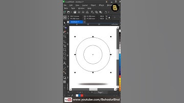 How to Draw Location Icon In CorelDraw #shorts