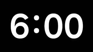 6-Minute Timer ⏱ Silent + Music | (15 sec) Flute and harp