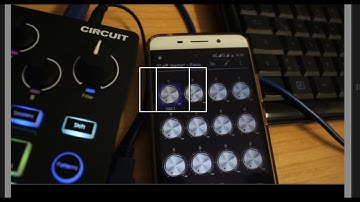 Novation Circuit controlled by Android 6.0 Device with Midi Commander