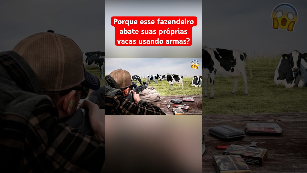 PORQUE ESSE FAZENDEIRO ABATE SUAS PRÓPRIAS VACAS COM ARMAS?