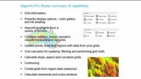 Turning Up the Speed of GIS with MapInfo Raster clip21