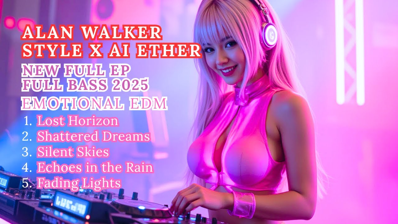 Alan Walker Style X AI Ether – Lost Horizon Full Album 2025 | Emotional EDM & Heartbreak Trance