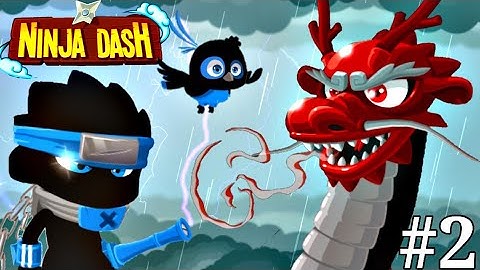 Ninja Dash Ronin Shinobi MUNDO 2 RYUJIN ROOFS LEVEL 1-8 PERSONAGEM SENJI CONTRA O CHEFÃO #2