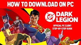 ⬇️How to download DC Dark Legion on PC ✅ Installation Guide [2025]⚡Step-by-step