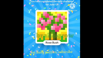 Nonogram daily challenge 12 June 23-Hard-solution / answer / how to solve number puzzle. #brainsgrow