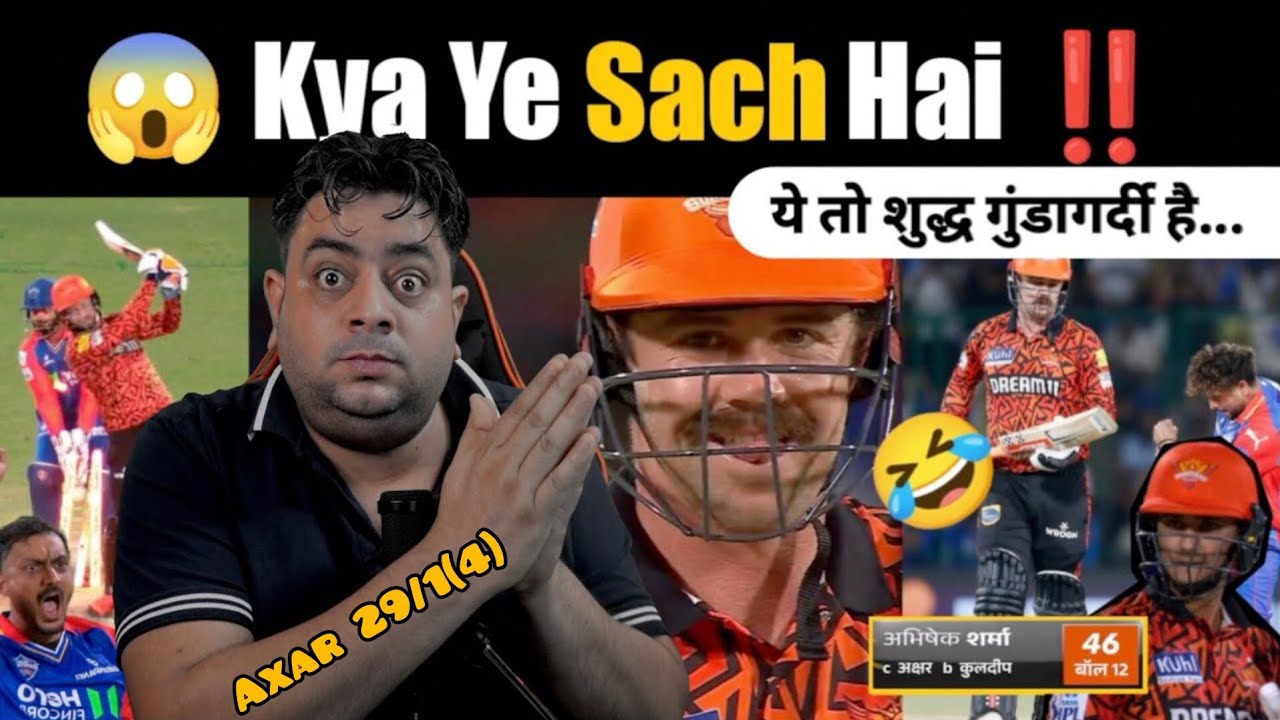 Unreal Batting 😱 Travis और Abhishek का Toofaan 🔥 Kuldeep ने अनहोनी होने से बचा लिया | SRH vs DC