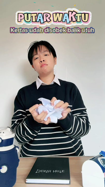 #pov : kertas sobek bisa kembali baru