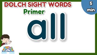 DOLCH SIGHT WORD Primer/ Kindergarten || Reading for Kids || Learn to Read || Reading for Beginners screenshot 5
