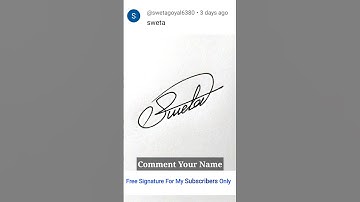 Sweta name signature writing || S signature style #shorts