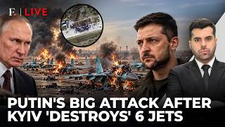 6 Russian Bomber Jets 'Wiped Out', Furious Putin Unleashes Huge Strike On Ukraine| Firstpost Live