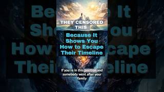 They Censored this Because it Shows You How to Escape Their Timeline